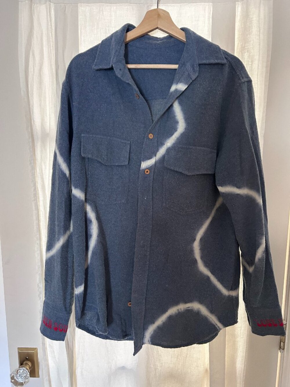 The Elder Statesmen, size xs, Cashmere button-down shirt